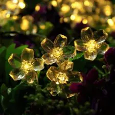 Girlanda solarna ogrodowa, Kwiatki 20 LED