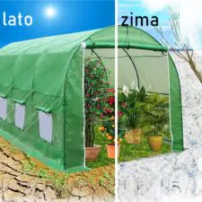 Tunel foliowy ogrodowy szklarnia folia UV 2x4,5x2m