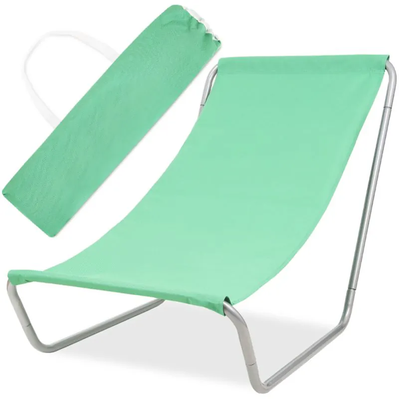 Leżak plażowy ogrodowy składany fotel + Torba