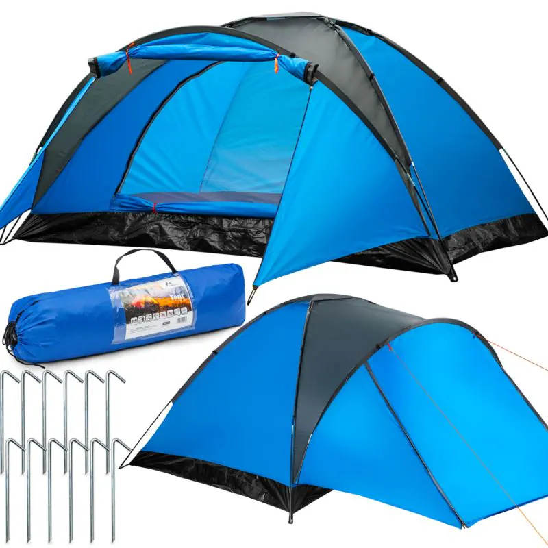 Namiot turystyczny IGLO 6-osobowy Niebieski