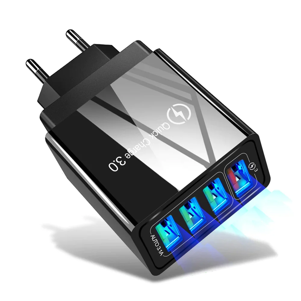 Ładowarka sieciowa USB 4x USB 3.1A QuickCharge