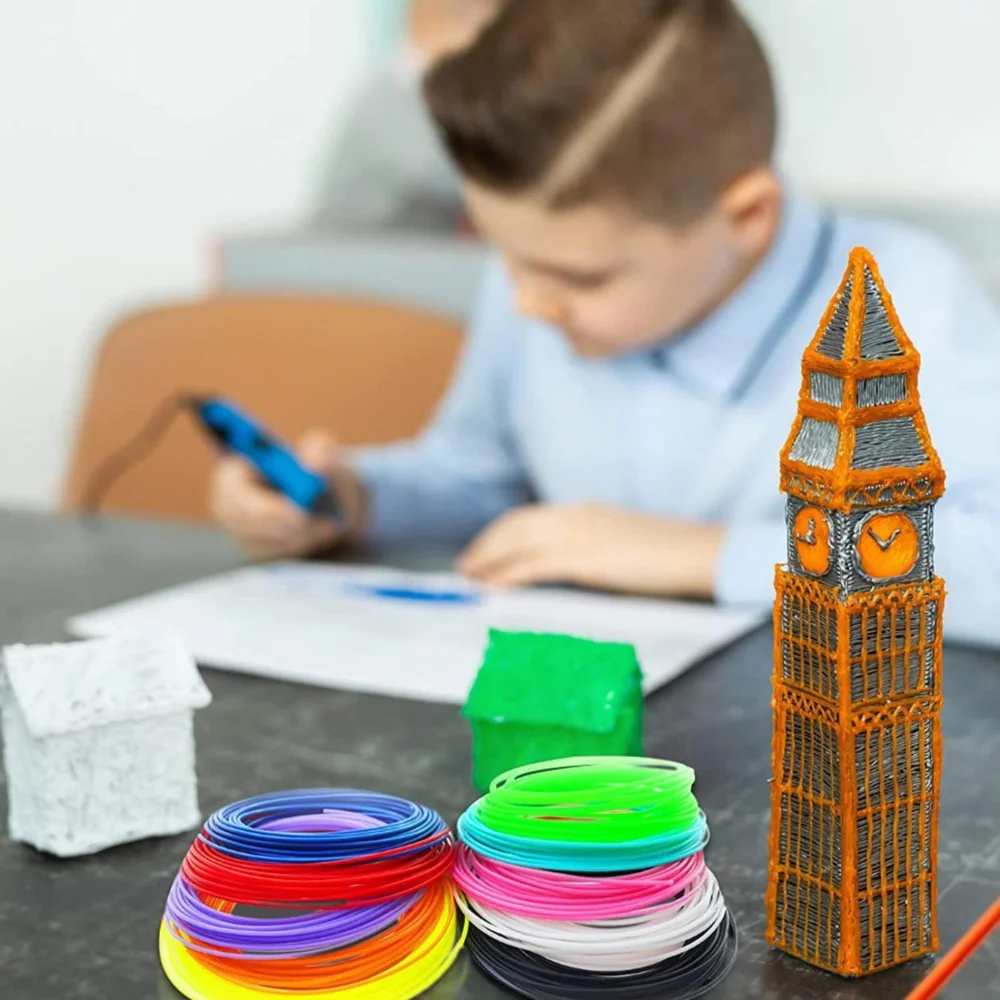 Długopis 3D Pen dla dzieci drukarka + Wkłady 210m