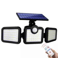 Lampa solarna naścienna regulowana 3x LED