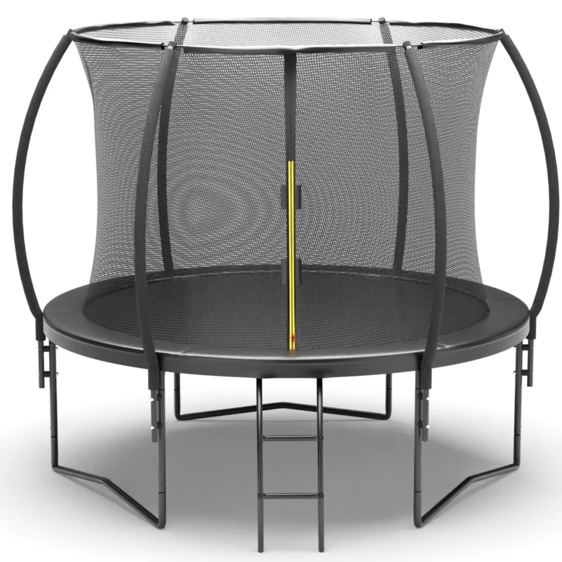 Trampolina ogrodowa BLACK + Drabinka 305cm 10ft