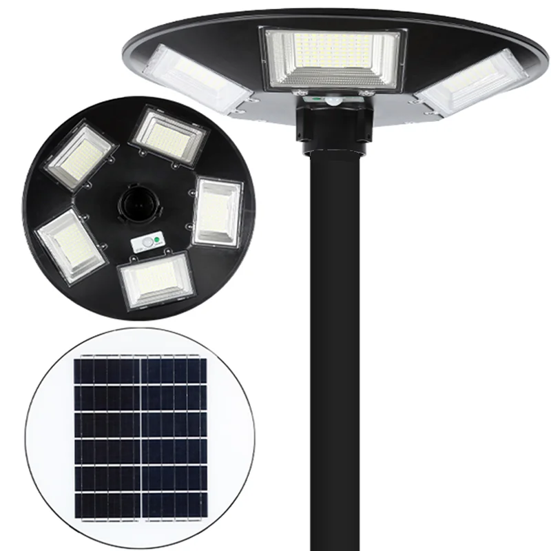 Lampa solarna, latarnia ogrodowa LED 500W + Pilot