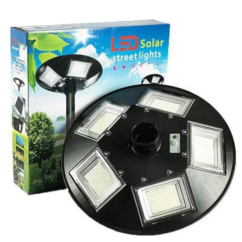 Lampa solarna, latarnia ogrodowa LED 500W + Pilot