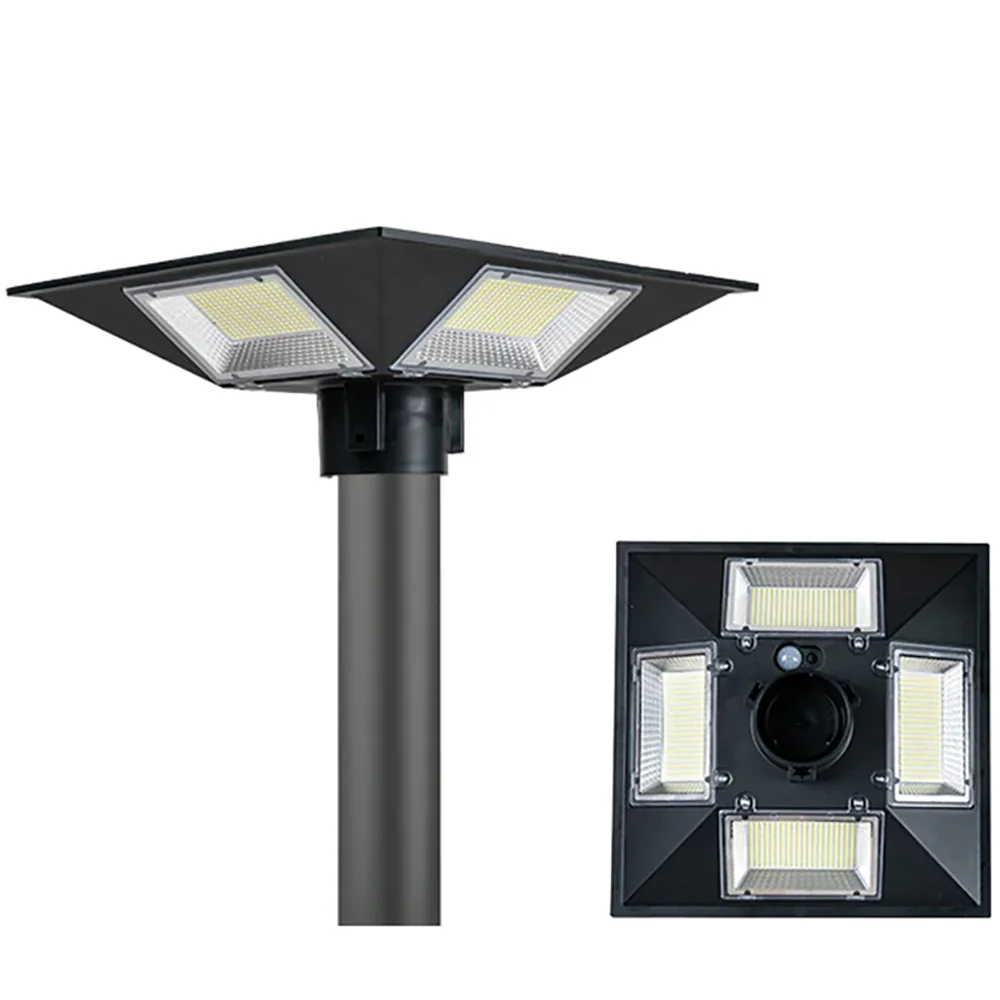 Lampa solarna, latarnia ogrodowa LED 200W + Pilot