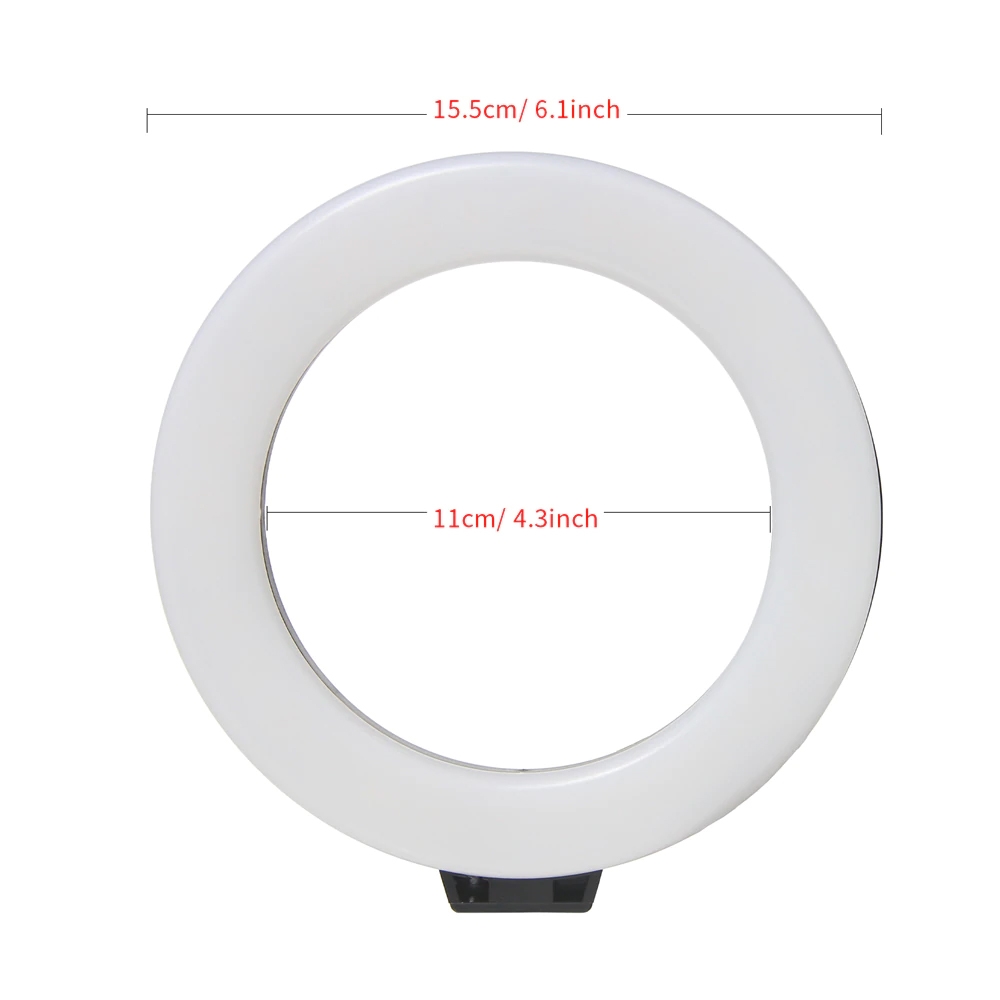 Lampa pierścieniowa do selfie WHITE + Statyw Mini