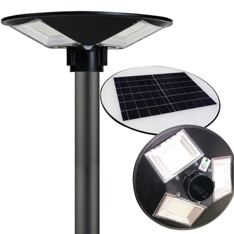 Lampa solarna, latarnia ogrodowa LED 300W + Pilot