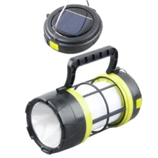 Lampa solarna latarka na biwak LED 3w1