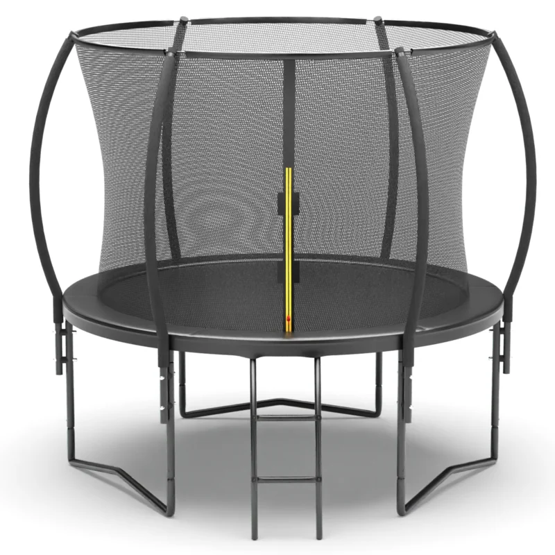 Trampolina ogrodowa BLACK + Drabinka 244cm 8ft