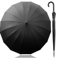 Parasolka długa rządowa parasol XXL Czarna