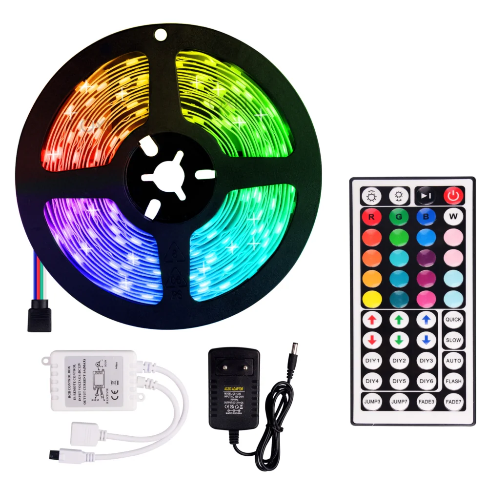 Taśma świecąca 5 metrów 300 LED RGB MAX + Pilot