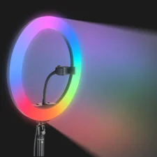 Lampa pierścieniowa do selfie RGB + Statyw + Pilot