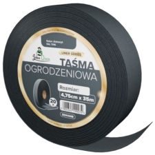 Taśma ogrodzeniowa 4,75cm x 35m Antracyt + Klipsy