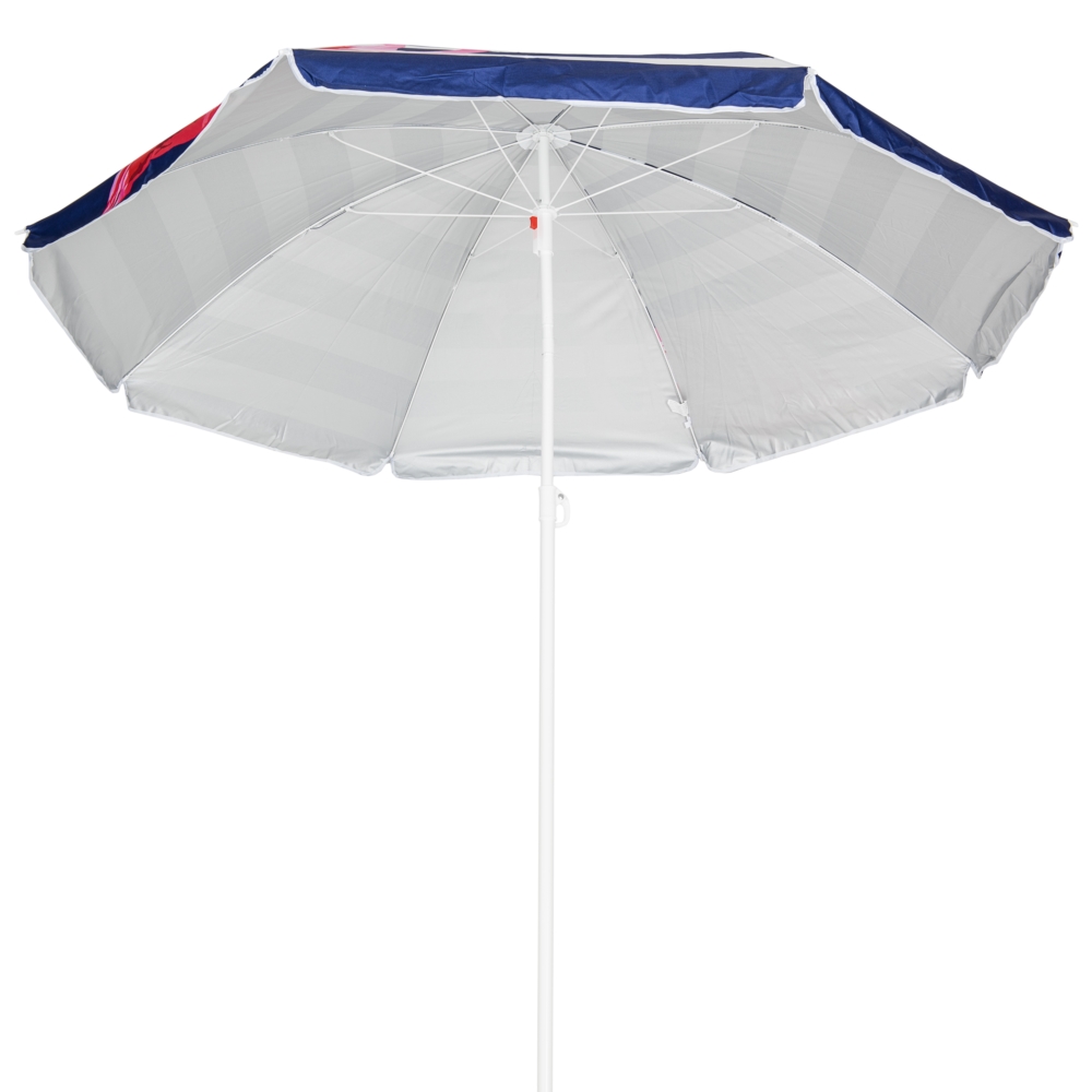 Parasol plażowy składany łamany z flamingiem 160cm