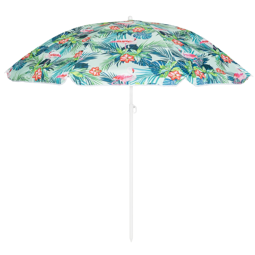 Parasol plażowy składany łamany wbijany 160cm