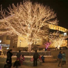 Lampki choinkowe świąteczne 200 LED Biały Ciepły