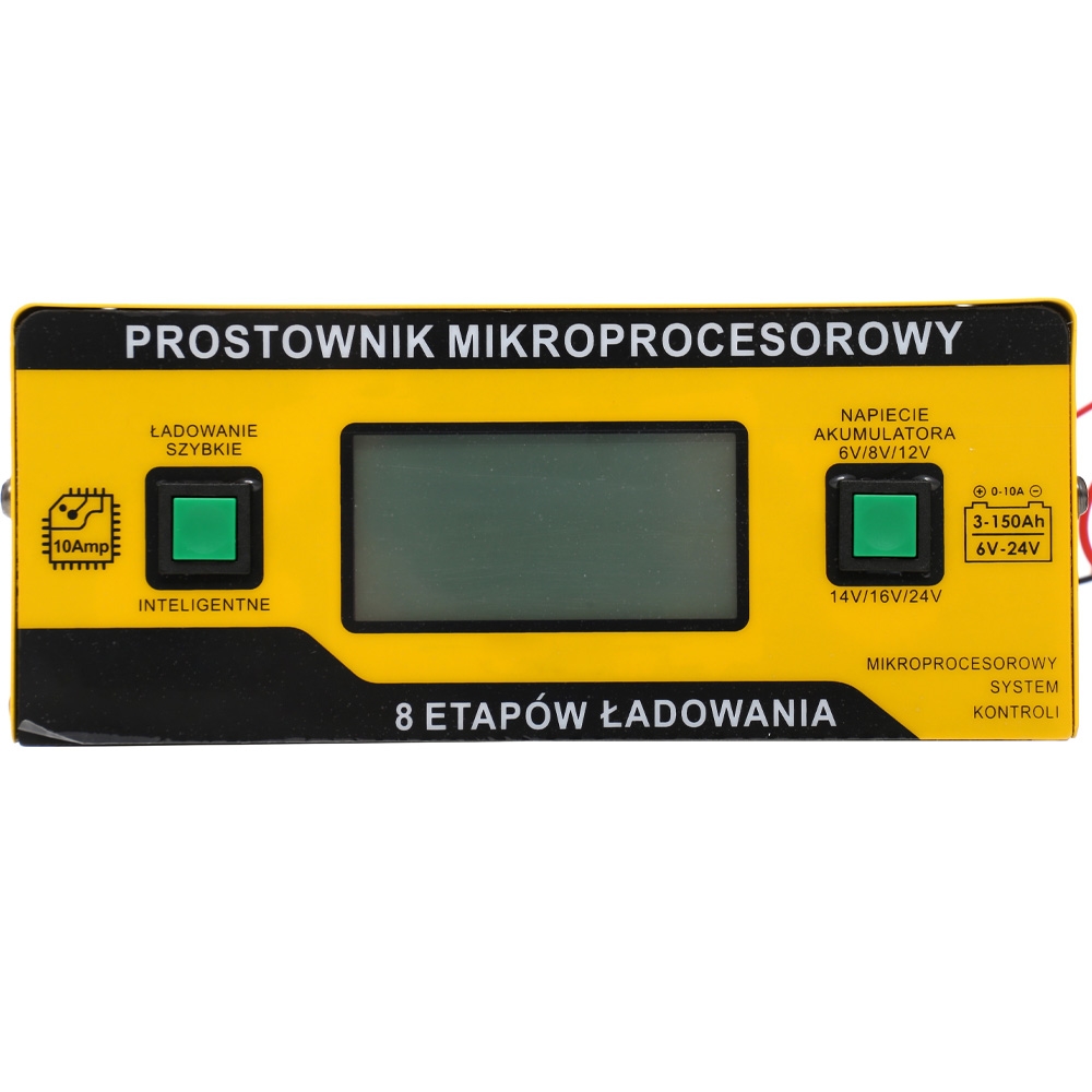 Prostownik mikroprocesorowy 6/24V 10A