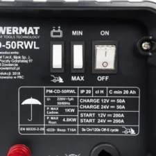 Prostownik samochodowy z rozruchem 12V/24V