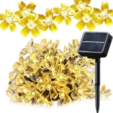 Girlanda solarna ogrodowa, Kwiatki 20 LED