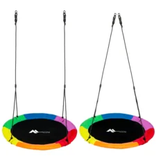 Huśtawka bocianie gniazdo 100cm Kolorowa